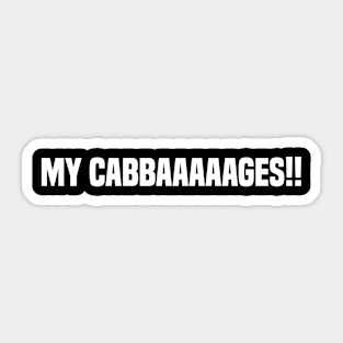 My Cabbages Sticker
